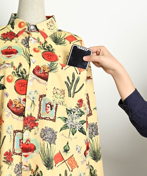 美品 allureville 幾何学柄　シャツ　M　長袖 シャツ/ブラウス|トップス|商品一覧｜allureville OFFICIAL SITE
