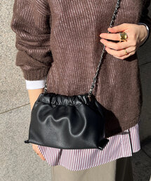 DouDou | ギャザーチェーンショルダー(ショルダーバッグ)