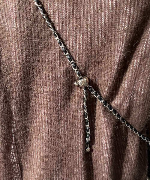 DouDou（ドゥドゥ）の「ギャザーチェーンショルダー（ショルダーバッグ・レディース・ブラック/レッド/ブラウン・FREE）」の7枚目の写真