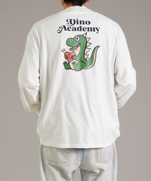 PAIRMANON STREET（ペアマノンストリート）の「【PAIRMANON STREET】【リンクコーデ】【大人サイズ】バックプリント 長袖 Tシャツ（Tシャツ/カットソー・メンズ・ブルー系その他2/ブラック系その他2/ホワイト系その他2/ブラック系その他5/ブラック系その他3/ブラック系その他/ブルー系その他/イエロー/ベージュ系その他/ホワイト系その他3/ホワイト系その他・FREE）」の4枚目の写真