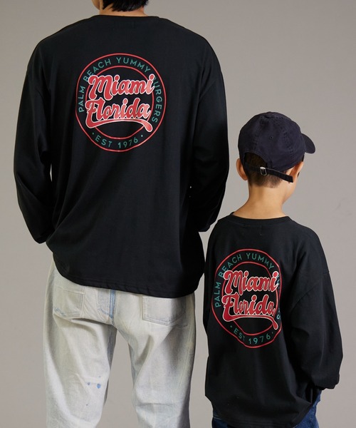 PAIRMANON STREET（ペアマノンストリート）の「【PAIRMANON STREET】【リンクコーデ】【大人サイズ】バックプリント 長袖 Tシャツ（Tシャツ/カットソー・メンズ・ブルー系その他2/ブラック系その他2/ホワイト系その他2/ブラック系その他5/ブラック系その他3/ブラック系その他/ブルー系その他/イエロー/ベージュ系その他/ホワイト系その他3/ホワイト系その他・FREE）」の6枚目の写真