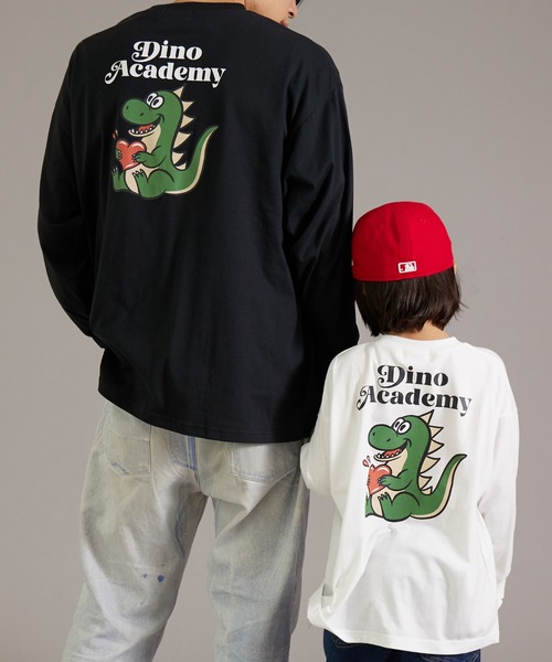 PAIRMANON STREET（ペアマノンストリート）の「【PAIRMANON STREET】【リンクコーデ】【大人サイズ】バックプリント 長袖 Tシャツ（Tシャツ/カットソー・メンズ・ブルー系その他2/ブラック系その他2/ホワイト系その他2/ブラック系その他5/ブラック系その他3/ブラック系その他/ブルー系その他/イエロー/ベージュ系その他/ホワイト系その他3/ホワイト系その他・FREE）」の7枚目の写真