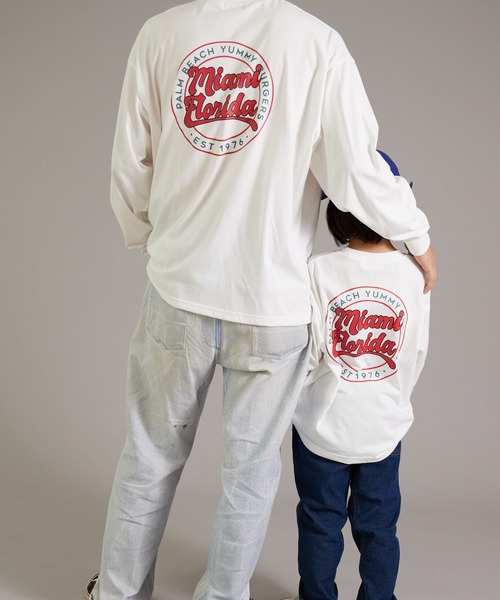 PAIRMANON STREET（ペアマノンストリート）の「【PAIRMANON STREET】【リンクコーデ】【大人サイズ】バックプリント 長袖 Tシャツ（Tシャツ/カットソー・メンズ・ブルー系その他2/ブラック系その他2/ホワイト系その他2/ブラック系その他5/ブラック系その他3/ブラック系その他/ブルー系その他/イエロー/ベージュ系その他/ホワイト系その他3/ホワイト系その他・FREE）」の15枚目の写真