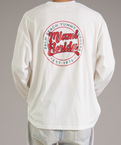 PAIRMANON STREET（ペアマノンストリート）の「【PAIRMANON STREET】【リンクコーデ】【大人サイズ】バックプリント 長袖 Tシャツ（Tシャツ/カットソー・メンズ・ブルー系その他2/ブラック系その他2/ホワイト系その他2/ブラック系その他5/ブラック系その他3/ブラック系その他/ブルー系その他/イエロー/ベージュ系その他/ホワイト系その他3/ホワイト系その他・FREE）」の16枚目の写真