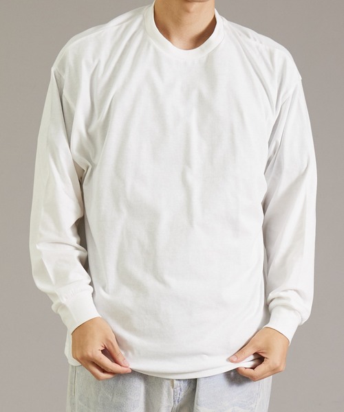 PAIRMANON STREET（ペアマノンストリート）の「【PAIRMANON STREET】【リンクコーデ】【大人サイズ】バックプリント 長袖 Tシャツ（Tシャツ/カットソー・メンズ・ブルー系その他2/ブラック系その他2/ホワイト系その他2/ブラック系その他5/ブラック系その他3/ブラック系その他/ブルー系その他/イエロー/ベージュ系その他/ホワイト系その他3/ホワイト系その他・FREE）」の20枚目の写真