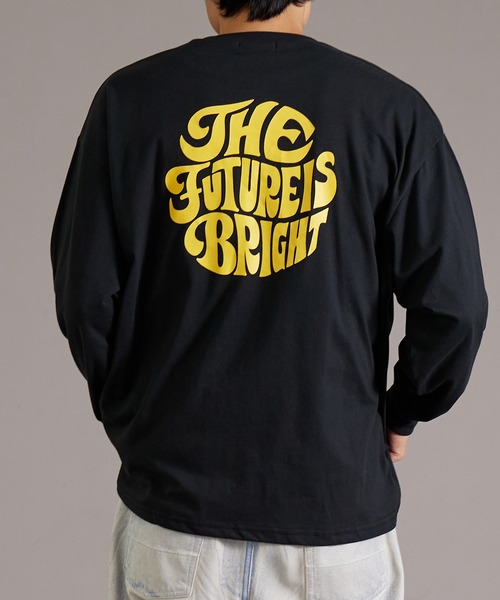 PAIRMANON STREET（ペアマノンストリート）の「【PAIRMANON STREET】【リンクコーデ】【大人サイズ】バックプリント 長袖 Tシャツ（Tシャツ/カットソー・メンズ・ブルー系その他2/ブラック系その他2/ホワイト系その他2/ブラック系その他5/ブラック系その他3/ブラック系その他/ブルー系その他/イエロー/ベージュ系その他/ホワイト系その他3/ホワイト系その他・FREE）」の21枚目の写真