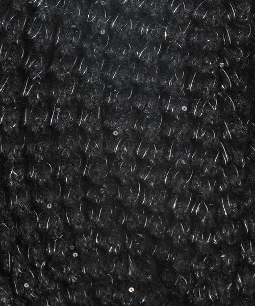 JEANASIS（ジーナシス）の「スパンコールニットベレー/140305（ハンチング/ベレー帽・レディース・グレー/ブラック/ベージュ・FREE）」の7枚目の写真