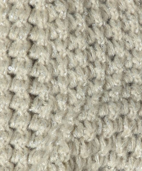 JEANASIS（ジーナシス）の「スパンコールニットベレー/140305（ハンチング/ベレー帽・レディース・グレー/ブラック/ベージュ・FREE）」の10枚目の写真