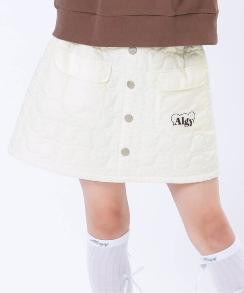 セール】クマキルト前ボタンスカパン（スカート）｜algy（アルジー）の  