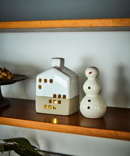 セール】LED陶器の家[CHRISTMAS 2024]（インテリア雑貨）｜studio CLIP