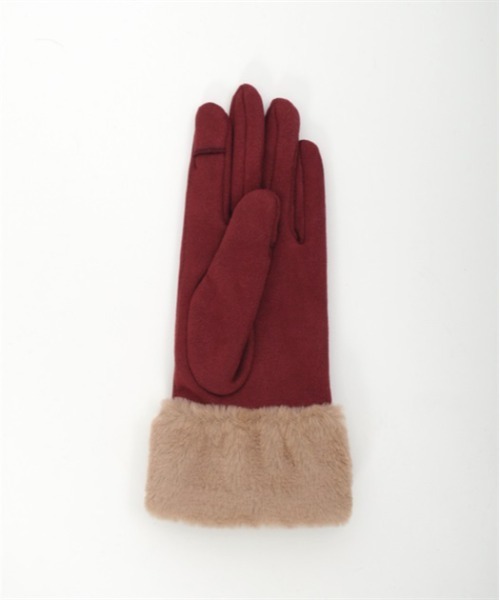 axes femme POETIQUE（アクシーズファムポエティック）の「猫刺繍手袋（手袋・レディース・ワイン/ブラック・FREE）」の11枚目の写真