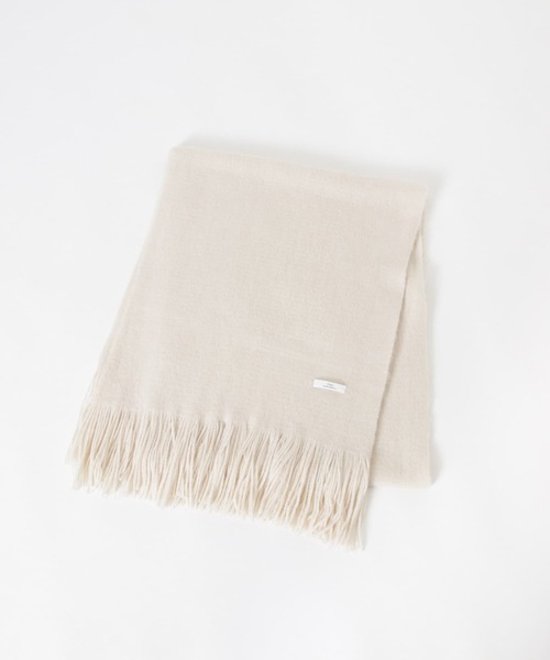 ITEMS URBANRESEARCH（アイテムズ アーバンリサーチ）の「ベーシックストール（ストール/ショール・レディース・チャコールグレー/オフホワイト/モカ/イエロー・FREE）」の10枚目の写真