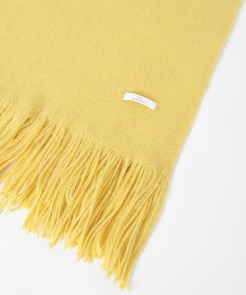 ITEMS URBANRESEARCH（アイテムズ アーバンリサーチ）の「ベーシックストール（ストール/ショール・レディース・チャコールグレー/オフホワイト/モカ/イエロー・FREE）」の12枚目の写真