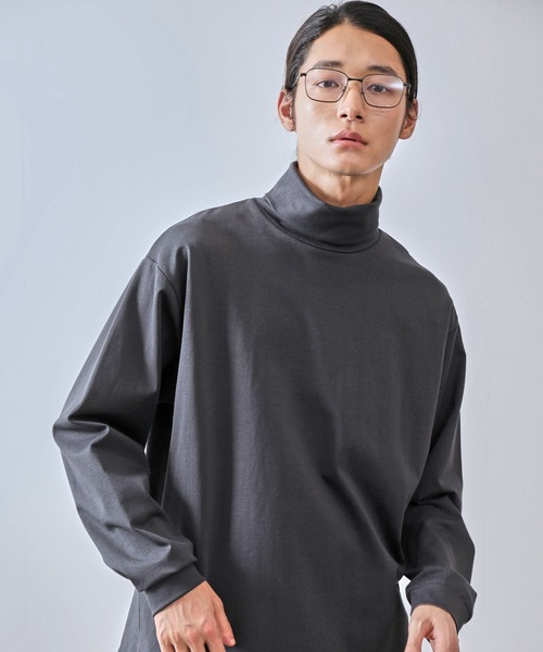 JUNRED(ジュンレッド)の「カットタートルネック(Tシャツ/カットソー・メンズ・ホワイト/レッド/ブラック/チャコールグレー・L/M/S)」の4枚目の写真