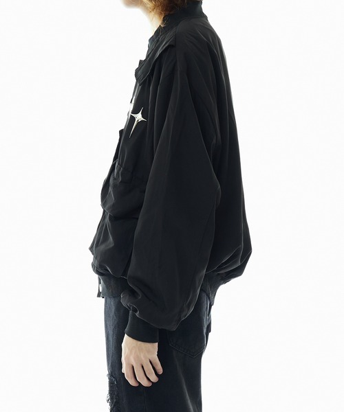 Harmony PARIS MA-1 ブラックジャケット サイズ46 ブルゾン complicated ma-1 jacket / MA-1ジャケット（ブルゾン