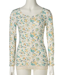 KID BLUE（キッドブルー）の「キッドブルー -エディスフラワー -長袖インナー -KIAC362 -kidblue（その他アンダーウェア/インナー）」