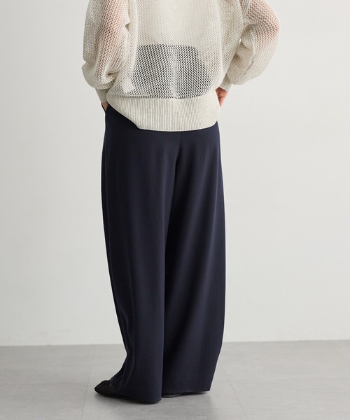 for/c（フォーシー）の「[低身長/高身長向けサイズ有]撥水4本タックカーブパンツ【サスティナブル】（スラックス・レディース・チャコールグレー/グレー/ブラック/ライトグレー/ブラウン/ネイビー/ベージュ・L/M/LL/MP/LP/TM）」の22枚目の写真