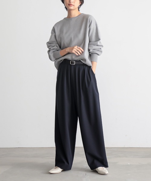 for/c（フォーシー）の「[低身長/高身長向けサイズ有]撥水4本タック