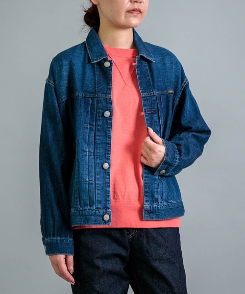 OMNIGOD（オムニゴッド）の「[OMNIGOD womens / オムニゴッド] 7ozデニム ショートワークジャケット（デニムジャケット・レディース・インディゴブルー・0）」の18枚目の写真