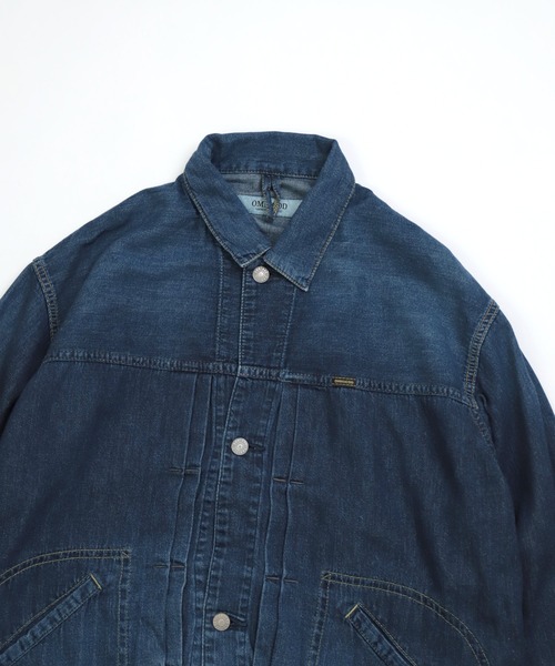 OMNIGOD（オムニゴッド）の「[OMNIGOD womens / オムニゴッド] 7ozデニム ショートワークジャケット（デニムジャケット・レディース・インディゴブルー・0）」の2枚目の写真