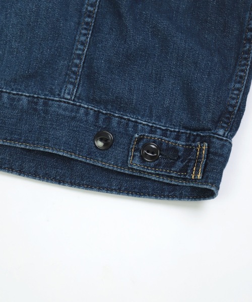 OMNIGOD（オムニゴッド）の「[OMNIGOD womens / オムニゴッド] 7ozデニム ショートワークジャケット（デニムジャケット・レディース・インディゴブルー・0）」の15枚目の写真