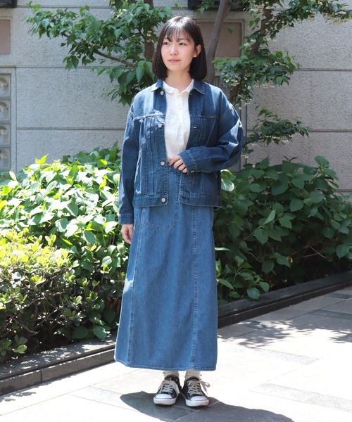 OMNIGOD（オムニゴッド）の「[OMNIGOD womens / オムニゴッド] 7ozデニム ショートワークジャケット（デニムジャケット・レディース・インディゴブルー・0）」の17枚目の写真