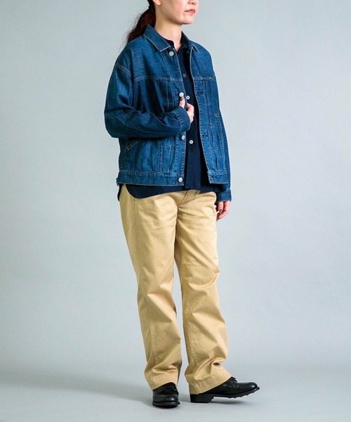 OMNIGOD womens / オムニゴッド] 7ozデニム ショートワーク