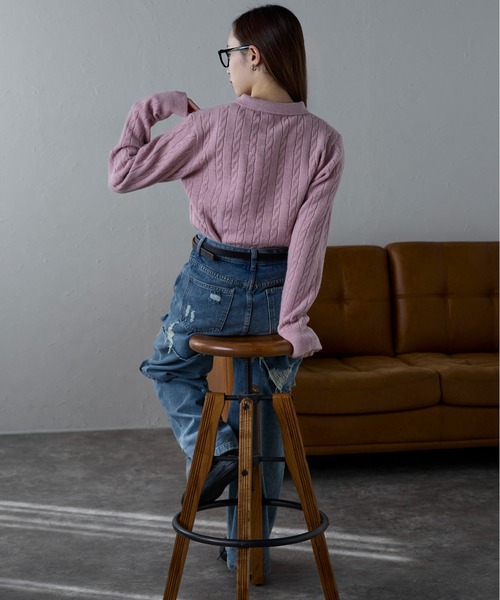 model：158cm 着用サイズ：M