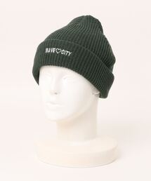 WAVE CITY（ウェイブシティ）の「【WAVECITY/ウェイブシティ】WAVE CITY Embroidery LogoKnit cap/ワンポイント刺繍ロゴデザインアクリルニットキャップビーニー（ニットキャップ/ビーニー）」