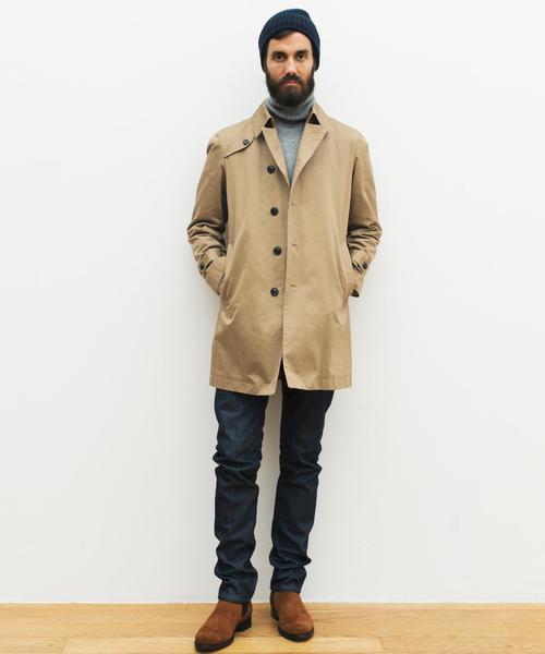 green label relaxing（グリーンレーベルリラクシング）の「□WASHED/C LNR S/トレンチコート◆（トレンチコート・メンズ・ベージュ/ネイビー・MEDIUM/X-LARGE/SMALL/XX-LARGE/LARGE）」の18枚目の写真