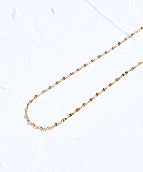 SV】チェーンネックレス<41.5cm(調節した時の長さ38㎝)>（ネックレス