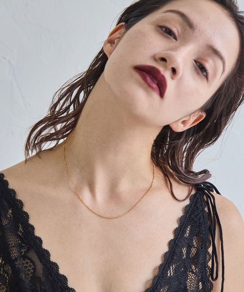 SV】チェーンネックレス<41.5cm(調節した時の長さ38㎝)>（ネックレス