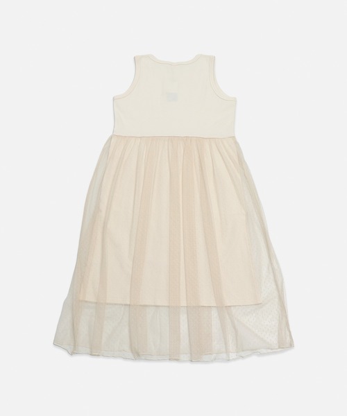 JAM & LINK（ジャムアンドリンク）の「チュール付 ノースリーブチュニック（チュニック・レディース・ブラック/クリーム・M）」の12枚目の写真