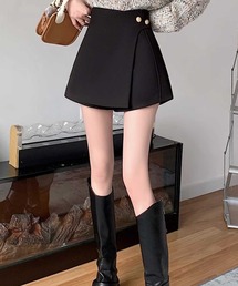 SPIGA | インナーパンツ付ラップ風ミニスカート(スカート)