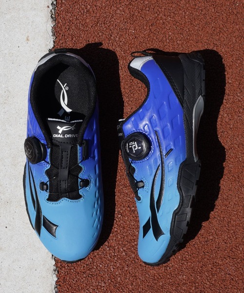 DIAL DRIVE（ダイヤルドライブ）の「【DIAL DRIVE】ダイヤルドライブ PRO7（スニーカー・キッズ・パープル/イエロー/ブルー/ホワイト/ブラック・22.5cm/21.5cm/23cm/22cm/21cm/20cm/19cm/18cm）」の4枚目の写真