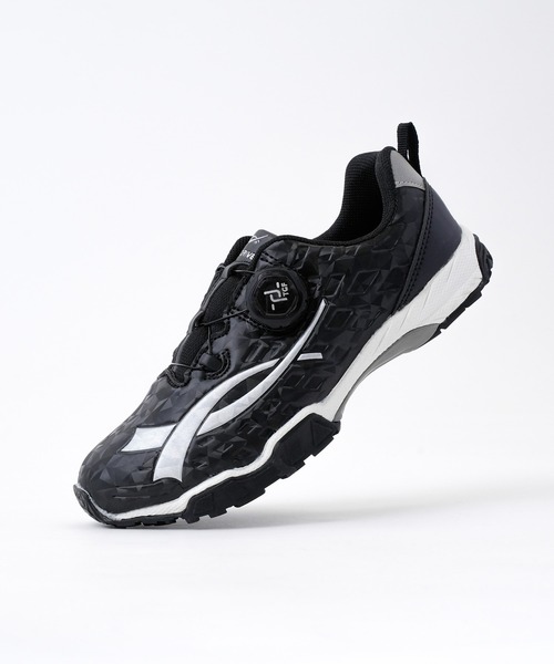 DIAL DRIVE（ダイヤルドライブ）の「【DIAL DRIVE】ダイヤルドライブ PRO7（スニーカー・キッズ・パープル/イエロー/ブルー/ホワイト/ブラック・22.5cm/21.5cm/23cm/22cm/21cm/20cm/19cm/18cm）」の3枚目の写真