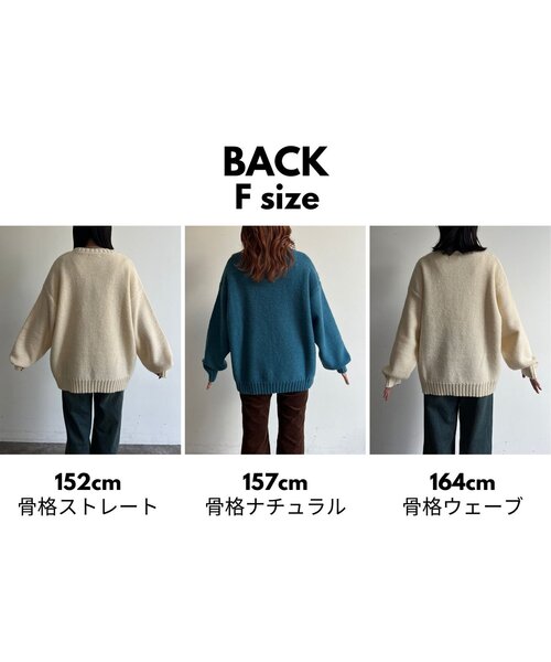 CPCM(シーピーシーエム)の「同色花柄ジャガードニット24(ニット/セーター・レディース・マスタード/アイボリー/グレー/ブルー・FREE)」の9枚目の写真