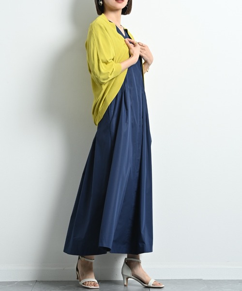 INTERPLANET（インタープラネット）の「【接触冷感・ＵＶ】ドルマンカーディガン（カーディガン/ボレロ・レディース・ブルー/グレー/オフホワイト/ブラック/イエロー・FREE）」の7枚目の写真