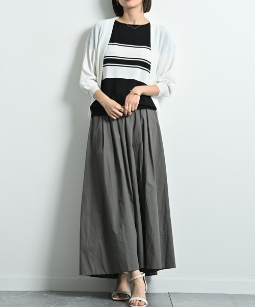 INTERPLANET（インタープラネット）の「【接触冷感・ＵＶ】ドルマンカーディガン（カーディガン/ボレロ・レディース・ブルー/グレー/オフホワイト/ブラック/イエロー・FREE）」の13枚目の写真