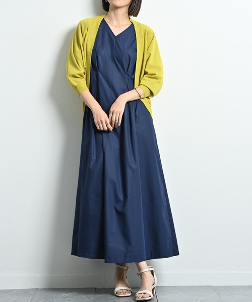 INTERPLANET（インタープラネット）の「【接触冷感・ＵＶ】ドルマンカーディガン（カーディガン/ボレロ・レディース・ブルー/グレー/オフホワイト/ブラック/イエロー・FREE）」の6枚目の写真