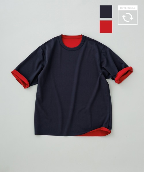 リバーシブル スムース Tシャツ（Tシャツ/カットソー）｜ADAM ET
