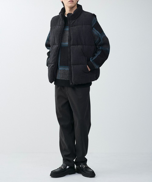le cercle ADAM ET ROPE'(ルセルクルアダムエロペ)の「【mens】チェックパターンニットプルーバー(ニット/セーター・メンズ・チャコールグレー/ネイビー・L/M)」の11枚目の写真