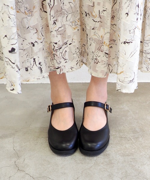 あしながおじさん（アシナガオジサン）の「ストラップパンプス　1310247（パンプス・レディース・ライトブルー/ブラック/ダークブラウン/マルチ/ベージュ系その他・24.5cm/24cm/23.5cm/23cm/22.5cm）」の14枚目の写真