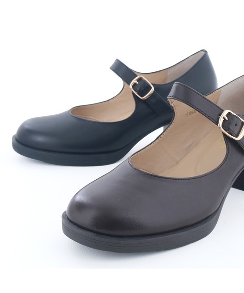 あしながおじさん（アシナガオジサン）の「ストラップパンプス　1310247（パンプス・レディース・ライトブルー/ブラック/ダークブラウン/マルチ/ベージュ系その他・24.5cm/24cm/23.5cm/23cm/22.5cm）」の21枚目の写真