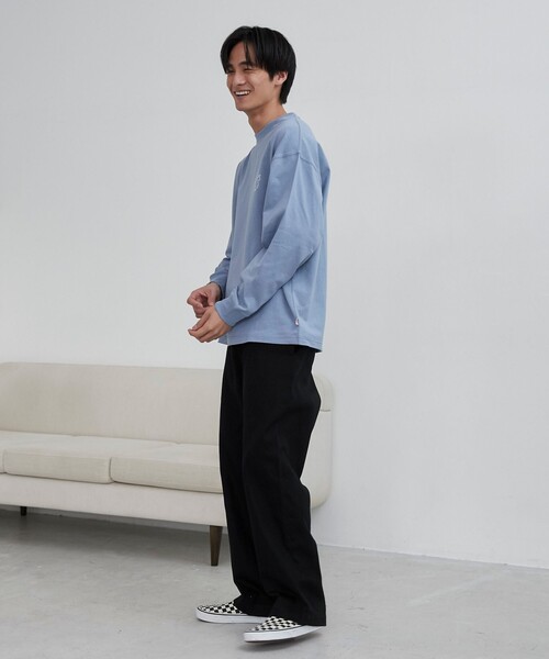 coen(コーエン)の「RYO KANEYASU × コーエン アニマルプリントロングスリーブTシャツ(Tシャツ/カットソー・メンズ・ダークグレー/イエロー/オフホワイト/ライトブルー・S/M/L/XL)」の22枚目の写真