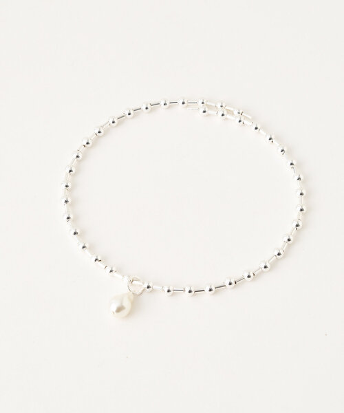 DISCOAT（ディスコート）の「【GOLDY】パールボールチェーンネックカフ（ネックレス・レディース・ゴールド/シルバー・FREE）」の2枚目の写真