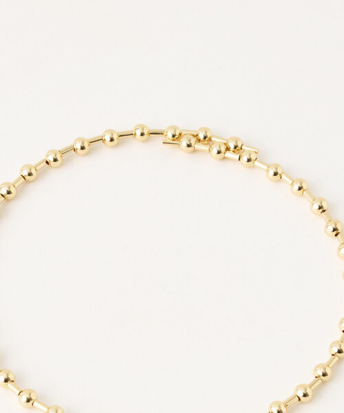 DISCOAT（ディスコート）の「【GOLDY】パールボールチェーンネックカフ（ネックレス・レディース・ゴールド/シルバー・FREE）」の5枚目の写真