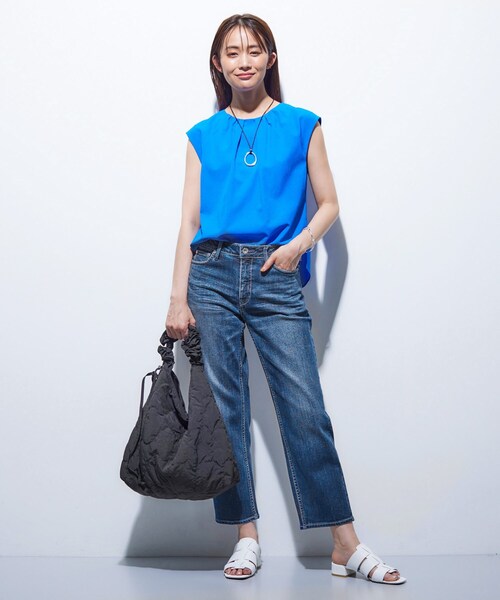 セール】【新色登場！褒められデニム】スリムストレート デニム