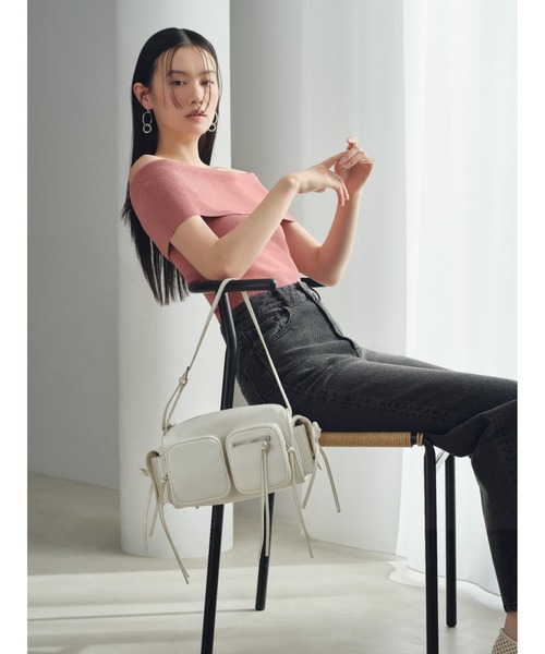 お値下げ　FRAY I.D オフショルダー ニット トップス セール】オフショルニットトップス（ニット/セーター）｜FRAY