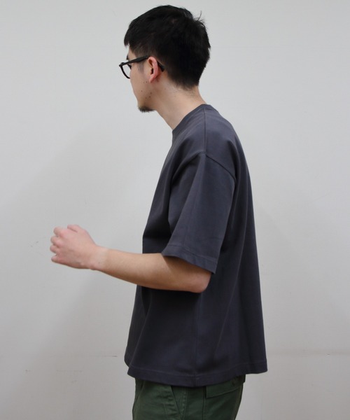 GYMPHLEX(ジムフレックス)の「GYMPHLEX/ジムフレックス クルーネックショートスリーブTEE CREW NECK SHORTSLEEVE TEE GY-C0441 DDH(Tシャツ/カットソー・メンズ・ベージュ/チャコールグレー/ブラウン・M/L)」の20枚目の写真
